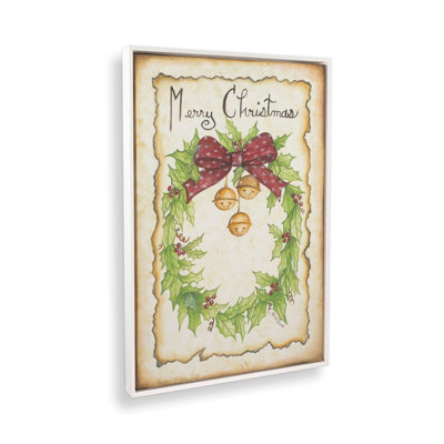 «Holly and Bells» par Mary Ann June, reproduction d'art