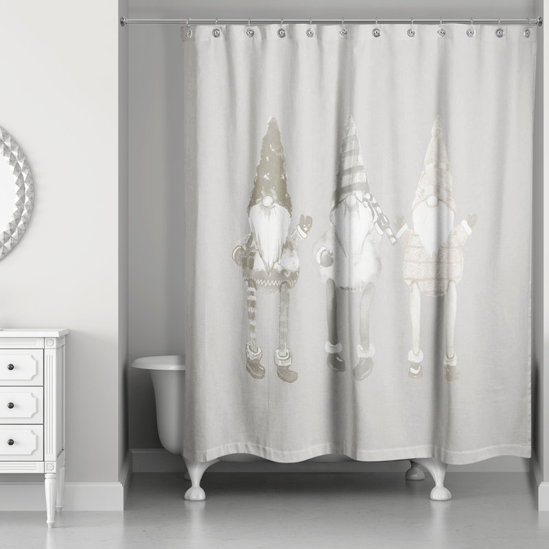 Rideau de douche simple Meena