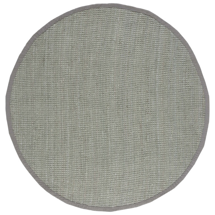 Calidia Natural Fiber Hand Woven Jute Solid Color Rug