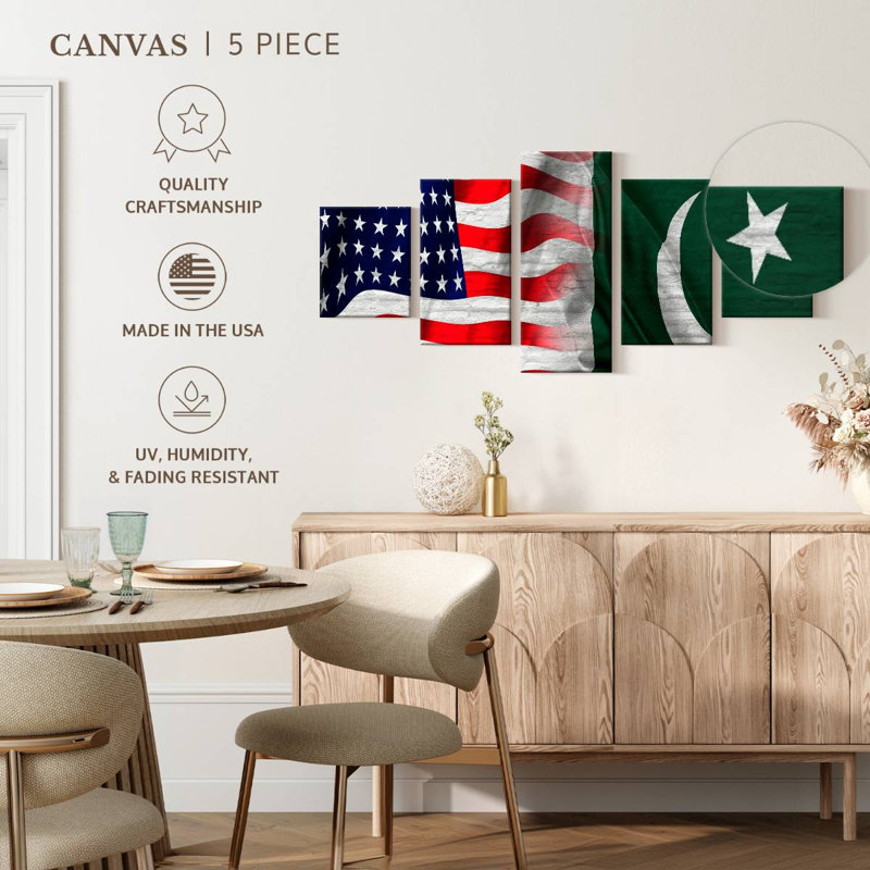 États-Unis et le Pakistan Abra, H 24 po x l 55 po