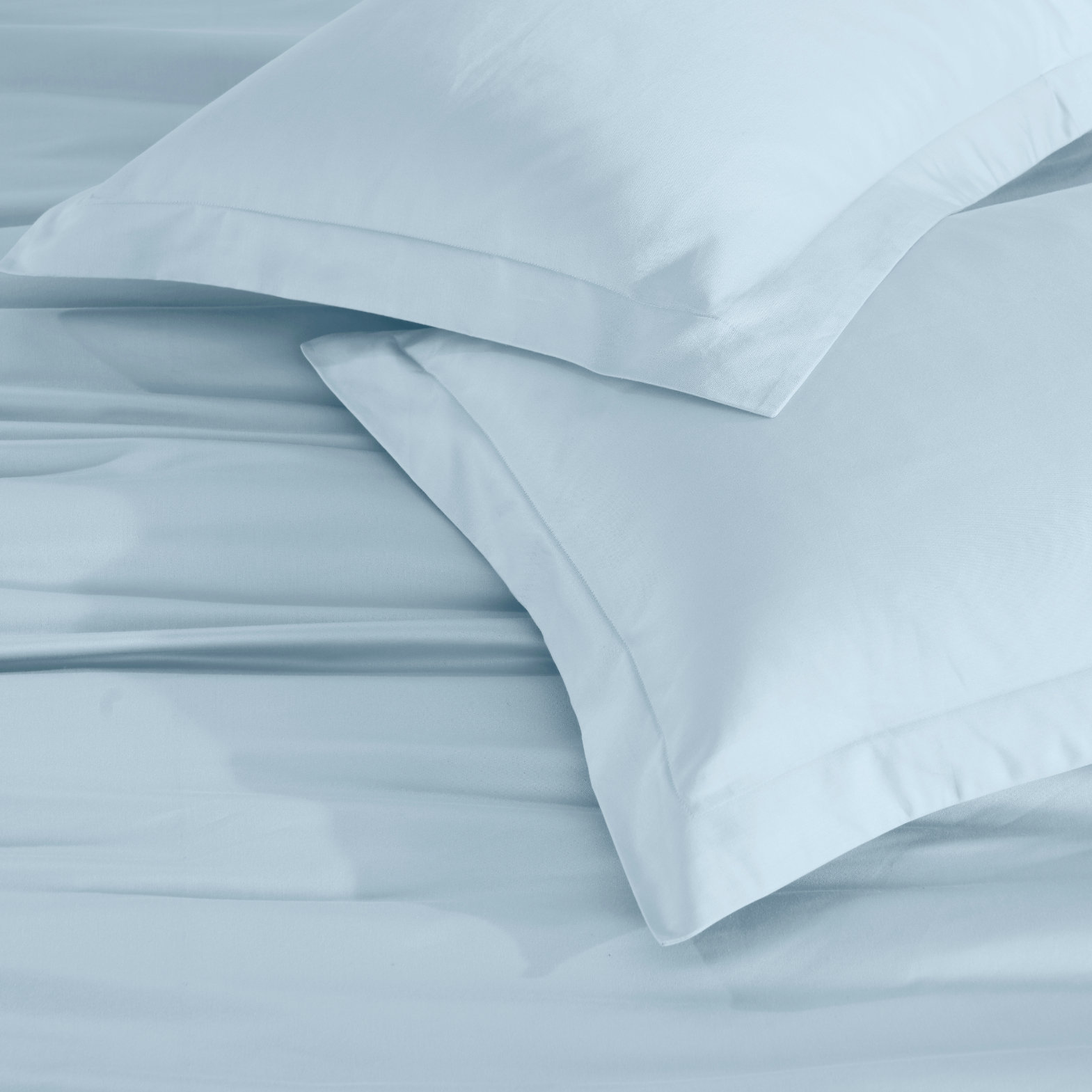 Duvet Cover Set, Baby Blue, Full/Queen Duvet Cover + 2 Pillow Sham