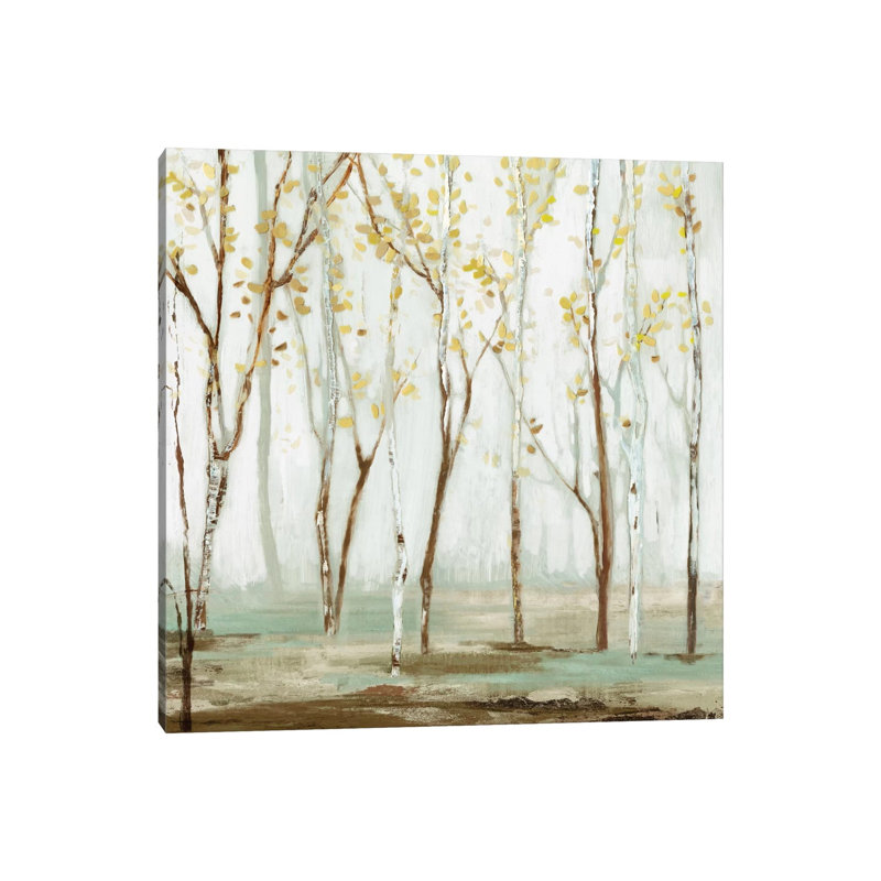 White On White Landscape by Allison Pearce - Painting on Canvas, 45.72 cm H x 45.72 cm W x 1.91 cm D, Wrapped Canvas