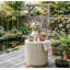Table d'appoint cylindrique d'extérieur avec design Wave-193932173