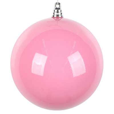  Ornement boule 4,75 "Aqua ultrabrillant. Comprend 4 ornements par sac.