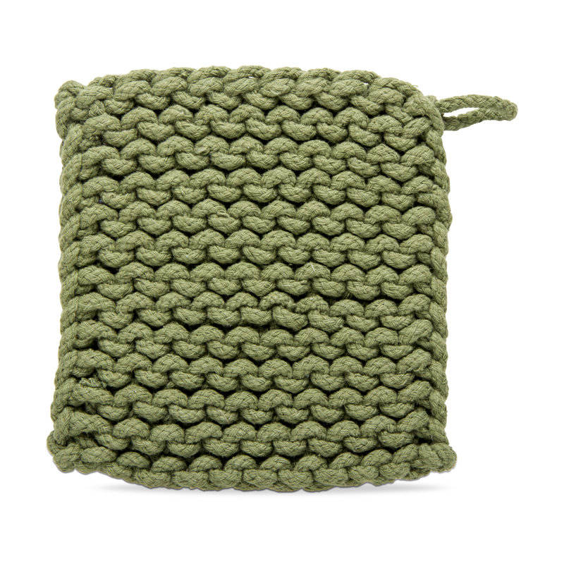 Crochet trivet châtaignier, Olive