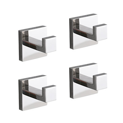 4 Pack Wall-mounted Sus304 Hooks - Towel/coat For Bathroom/bedroom/kitchen​
