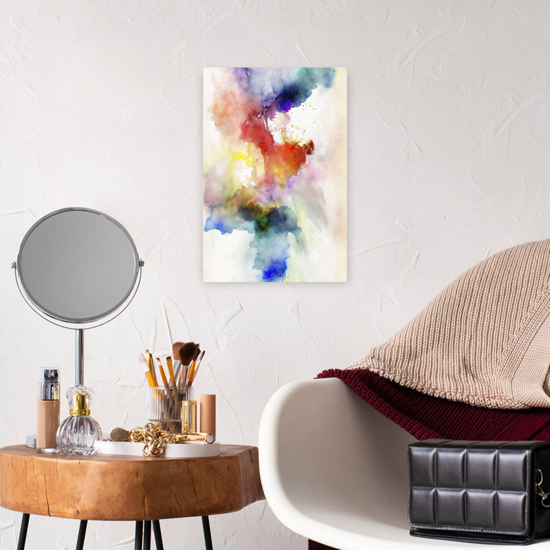 Art contemporain contemporain abstrait, H 18 po x l 12 po