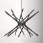 Runo Sputnik Modern Linear Chandelier-392439364