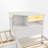 L-Shaped Daybed With Trundle And Drawers-907399797