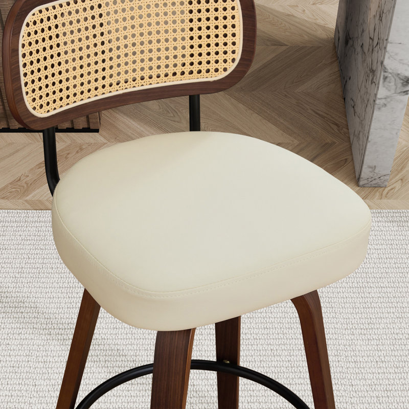Tabouret de bar 25,58 po, Beige