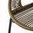 Set Of 2 Outdoor Patio Barstool, Green Faux PE Wicker-1127566553