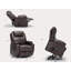 Fauteuil inclinable électrique en cuir Jesseca-341504367