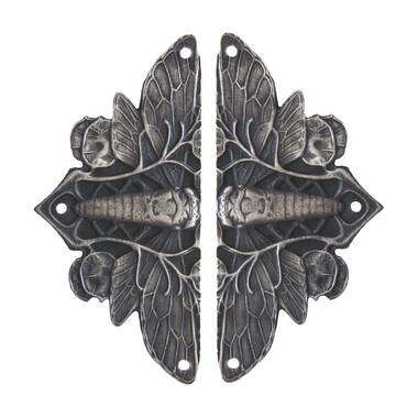 Rough Butterfly Hinge, Pair