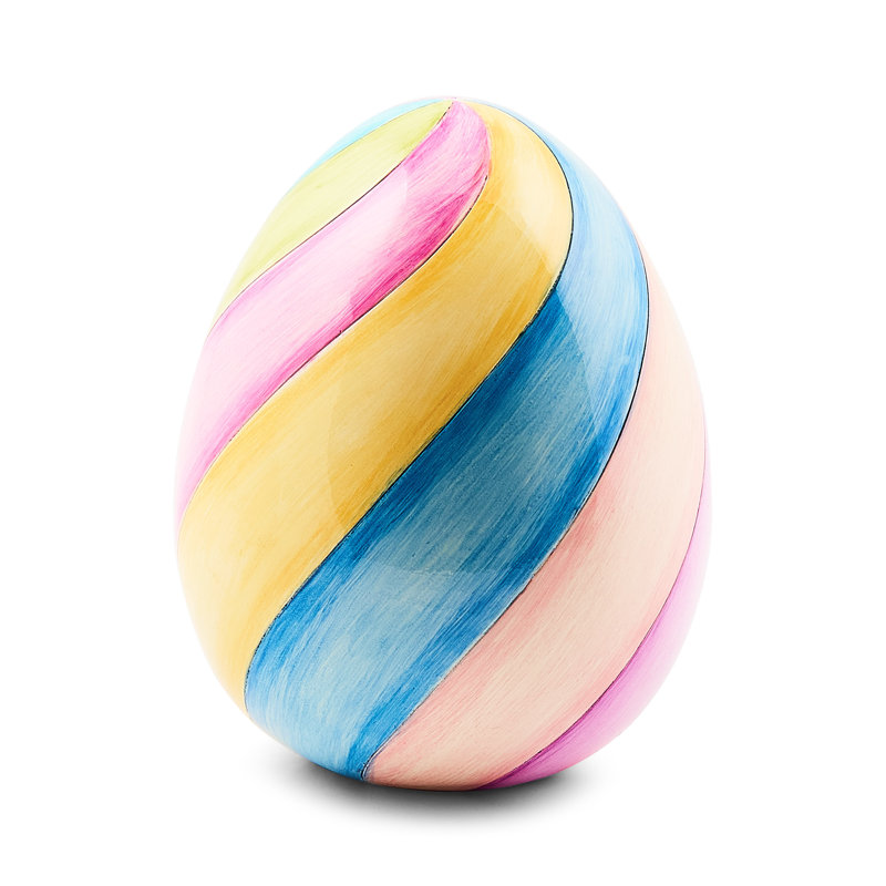 MacKenzie-Childs Frolic Spring Swirl Mini Egg | Perigold