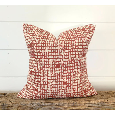 Housse de coussin carré en mélange de coton