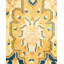 Tapis de couloir bleu / beige noué à la main de conception unique 8 pi 4 po x 13 pi 6 po Oakhur