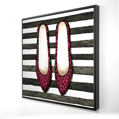 " Leopard Pink Shoes "