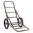 Folding Game Cart 300 lbs Capacity 44.09 x 26.18 x 4.13 inch Steel Iron 1 Piece Folding Game Cart Natural Ergonomic Handle