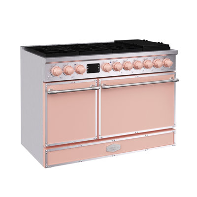 Combo four à gaz autoportant Akicon, avec brûleurs scellés, four à convection rapide, combustible convertible (NG / LP), grille en fonte durable (BPSBPSB3)