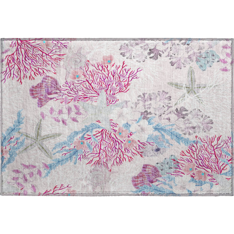 Tapis Cerrito AMF180 lavable à la machine de qualité supérieure, Rectangle 1 pi 8 po x 2 pi 6 po