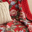Couverture matelassÃ©e rÃ©versible Ã  motif floral Millie