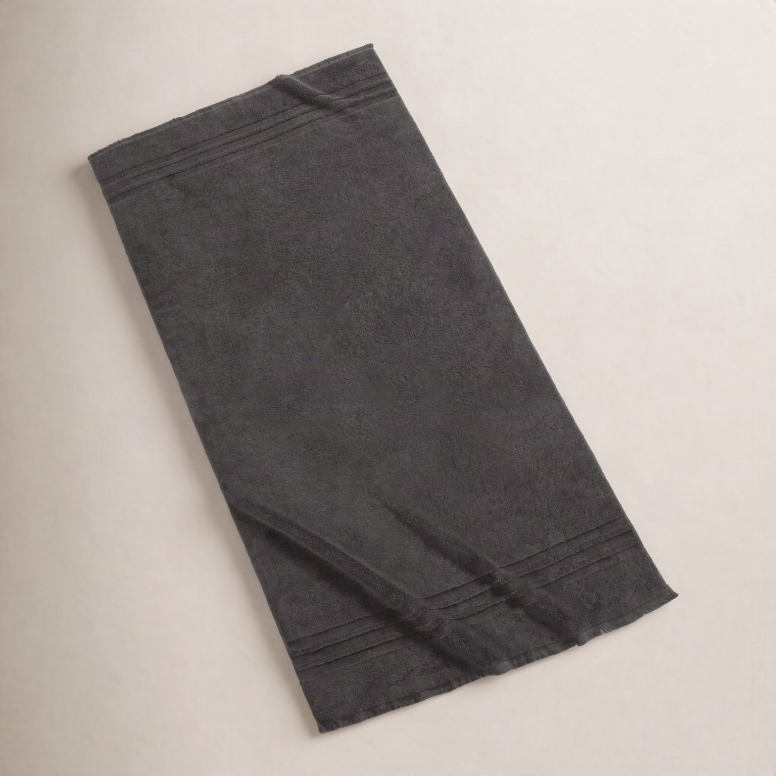 Turkish Cotton Bath Towel, Coal