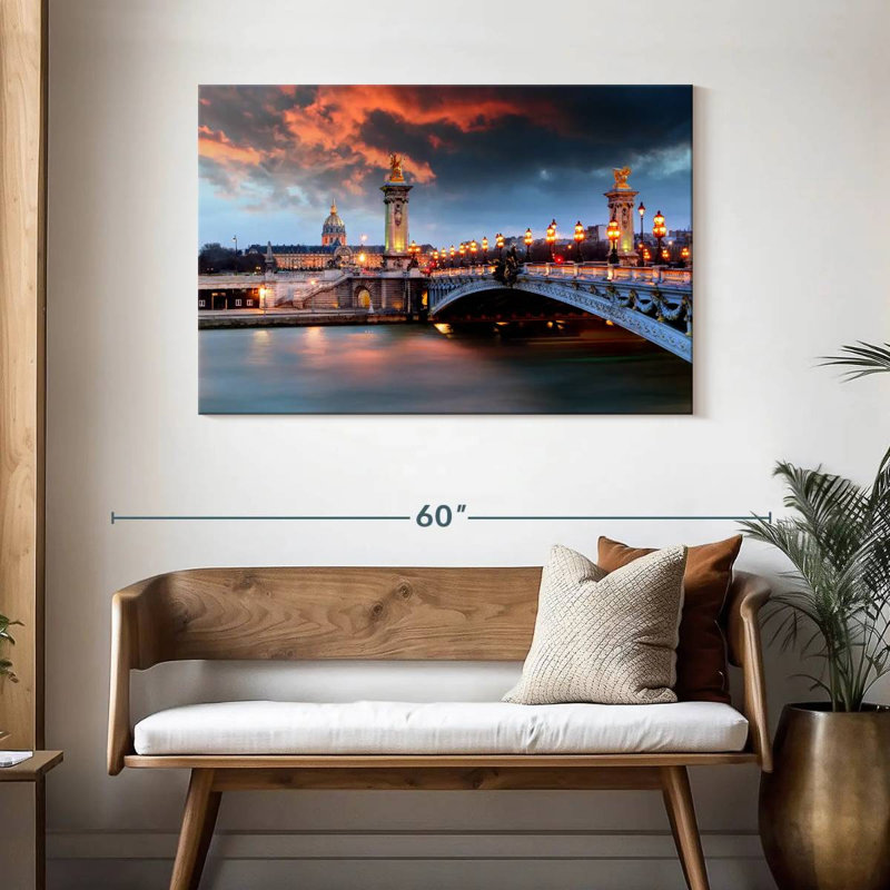 Lilie Pont Alexandre III, H 30 po x l 45 po