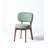 Modern And Simple Solid Wood Oak Backrest Dining Chair
