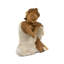 Sculpture en bois de Bouddha endormi à la main, sculpture délavée zen-1608749016