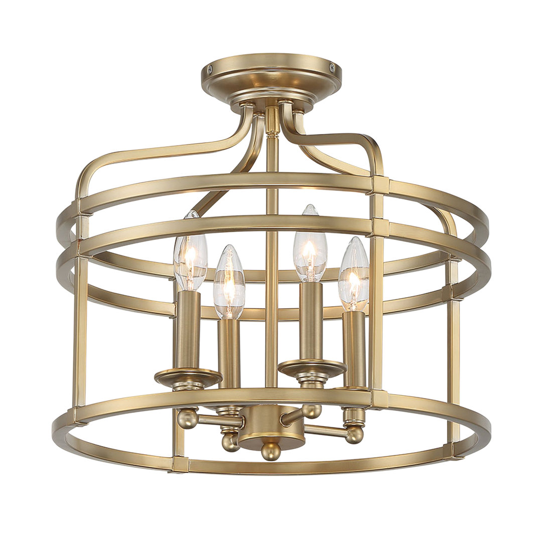 Rech Semi Flush Mount Willa Arlo™ Interiors