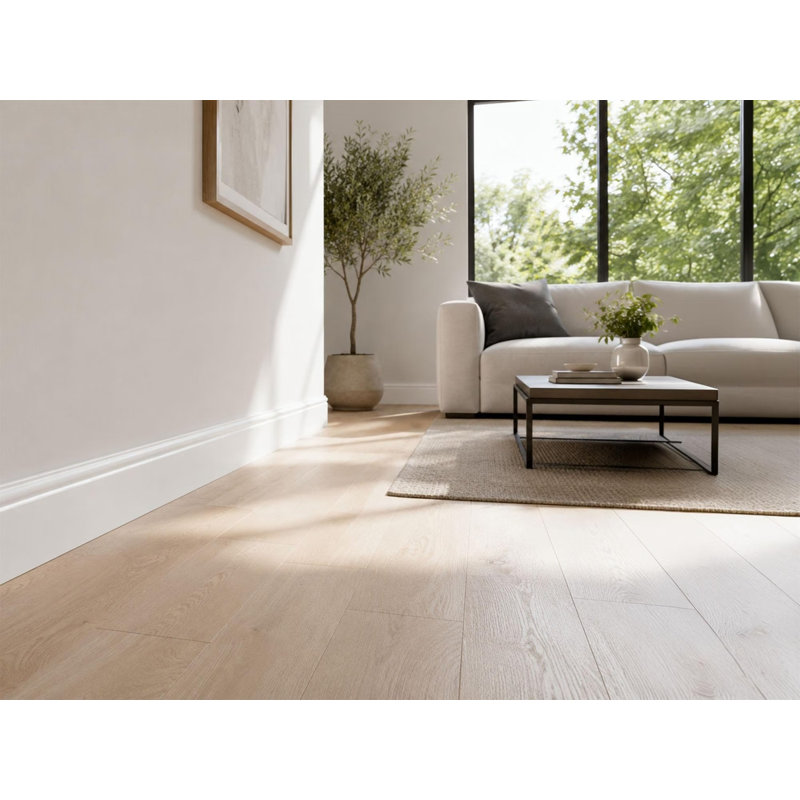 Plastic 0.625 Wide x 96" Length Wall Base, Off White