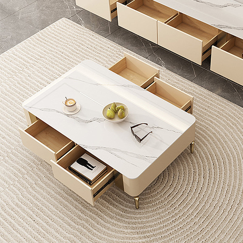 Table basse Modern, H 16,93 po x L 51,18 po x l 27,56 po