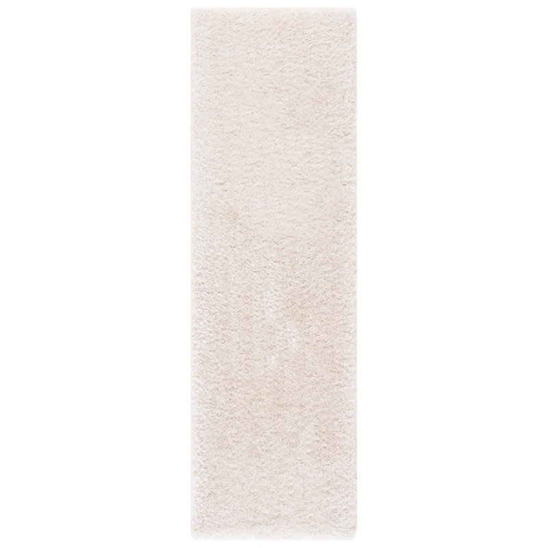 Jayne Shag Hand Tufted Performance Solid Color Rug, Runner 2'3" x 12'