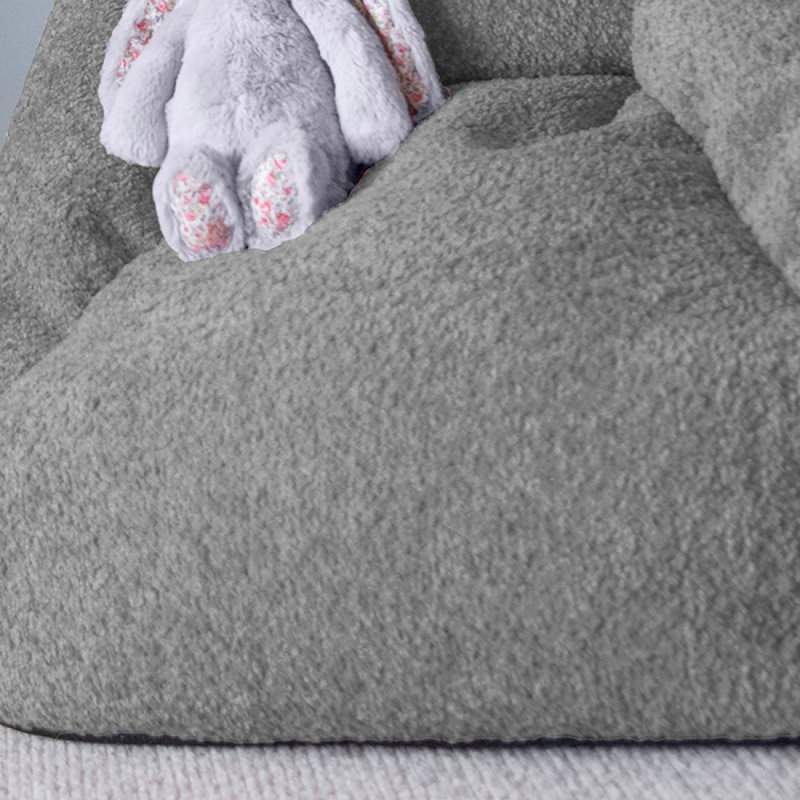 rucomfy Beanbags Snug Kids Boucle Bean Bag Chair with Filling - Childrens Beanbag Seat Bedroom Furniture - Toddler Armchair Seat - 50 x 60 x 60cm