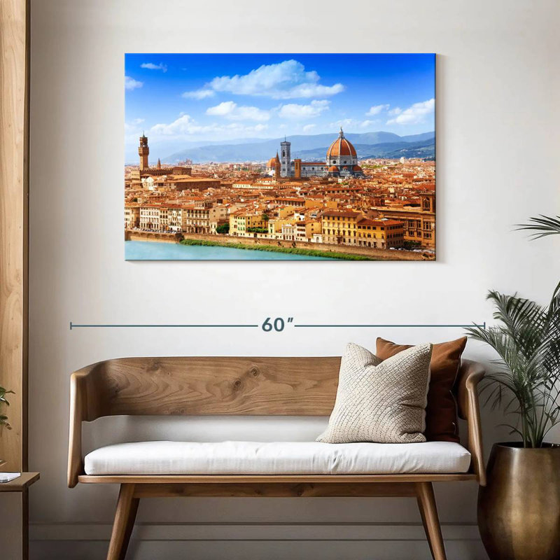 Nicci matin à Florence, H 30 po x l 45 po