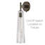 Cosette Steel Metal Armed Sconce