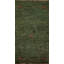 Tapis décoratif tribal vert Gabbeh 3 x 5