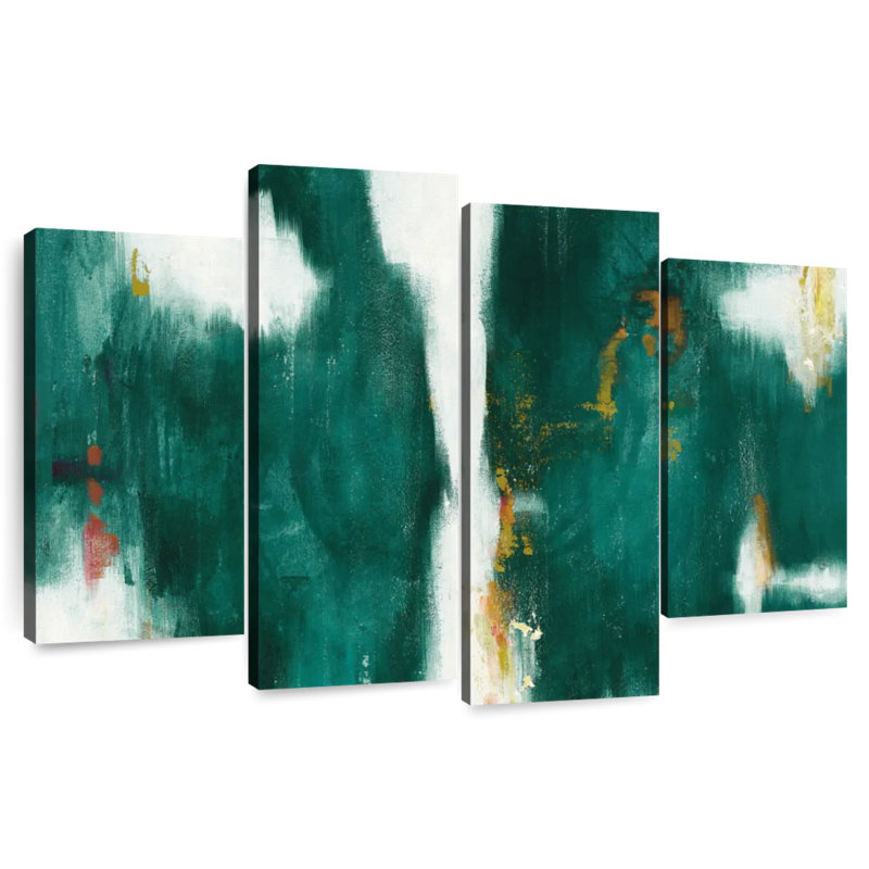 Avery Green Texture, 32" H x 52" W