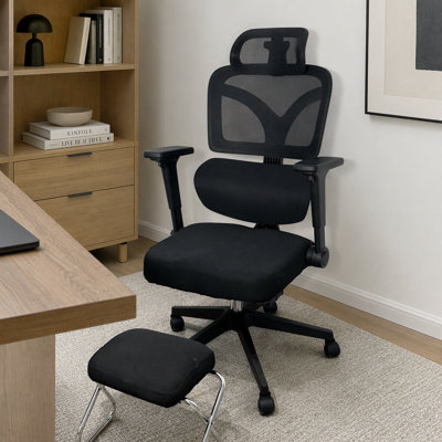 Zero Gravity Ergonomic Office Chair with 145° Recline, 3D Headrest, 4-Way Lumbar Support, and Breathable Mesh for Ultimate Comfort