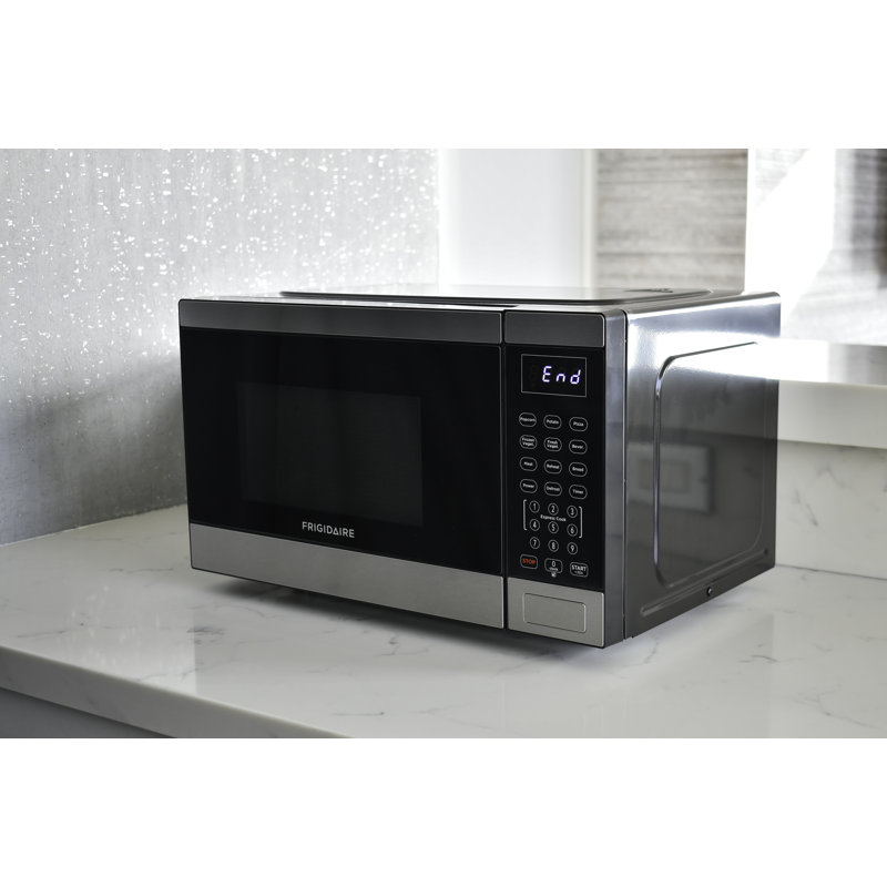 Frigidaire 0.9 Cu. Ft. 900 Watt Countertop Microwave Oven, Stainless Steel