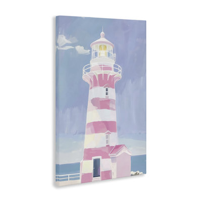 Toile de phare côtier en sourdine, conception par Arlington Prints
