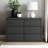 Brannick 46.5" W Handleless 6-Drawer Double Dresser-94481524