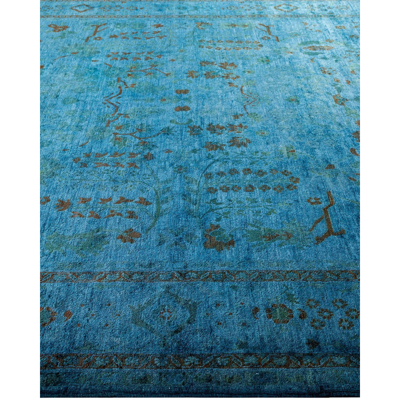 Collinsville One-of-a-Kind 9' 1" x 11' 6" Hand Knotted Area Rug