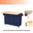 Jaye 51.7" Kitchen Island on Wheels with Storage Cabinet with Drop Leaf Countertop-1245784019