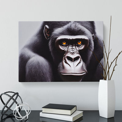 Divine Gorilla - Wrapped Canvas