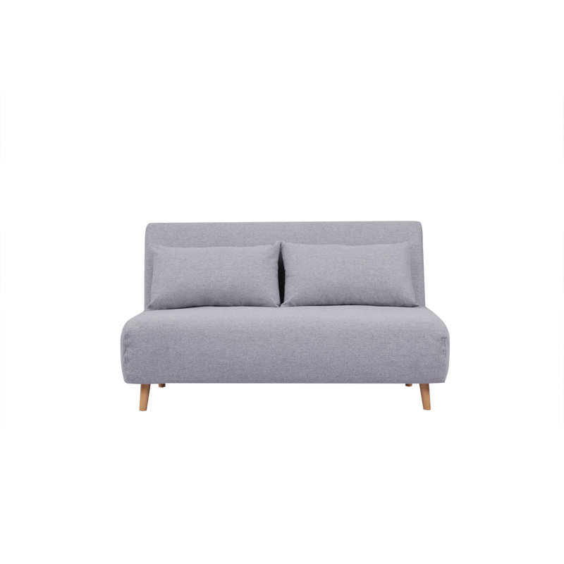 Etelvina 2 Seater Sofa Bed, Light Grey, 3
