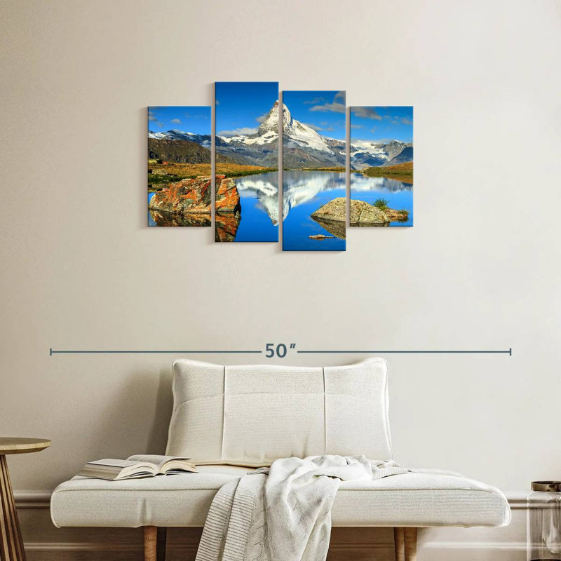 Scène de montagne Alvord Matterhorn, H 22 po x l 36 po