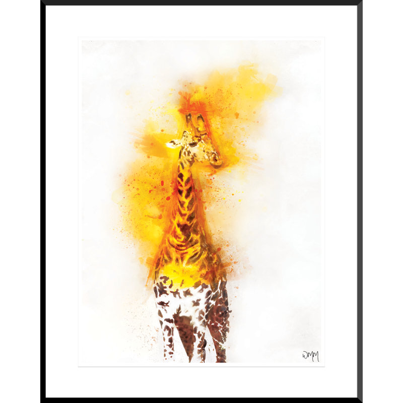 Sky The Giraffee - Single Picture Frame Print