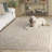 Easy Care 208 Hand Tufted Recycled Cotton Machine Washable Geometric Indoor Use Only Rug-1746450024