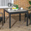 Table de salle à manger d'extérieur rectangulaire L 70,9 po x l 35,4 po Theopal